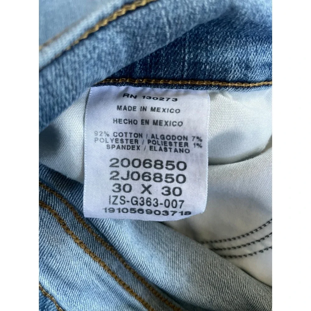 Lee Mens 31x26 Classic Fit Jeans Blue S Gene Cone Denim Stretch 2006850 Hemmed